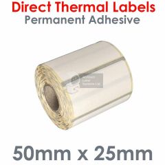 50mm x 25mm Mobile Printer Labels 430 per roll